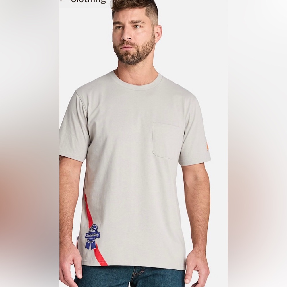 Men's Timberland Pro collab Pabst Blue Ribbon XL NWT